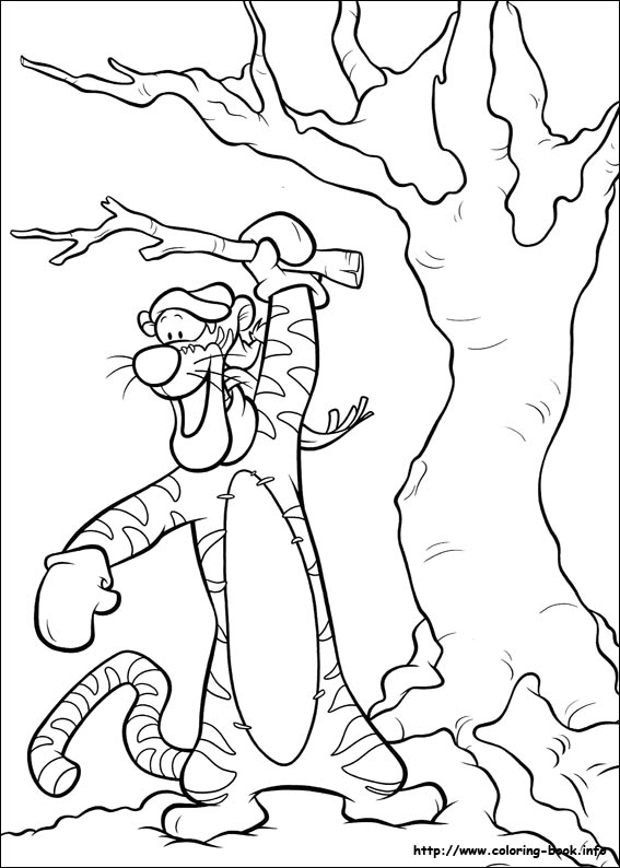 Winnie the Pooh coloring picture